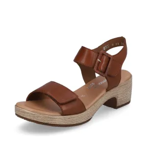 Remonte Sandals D0N52 Ladies Shoes Brown