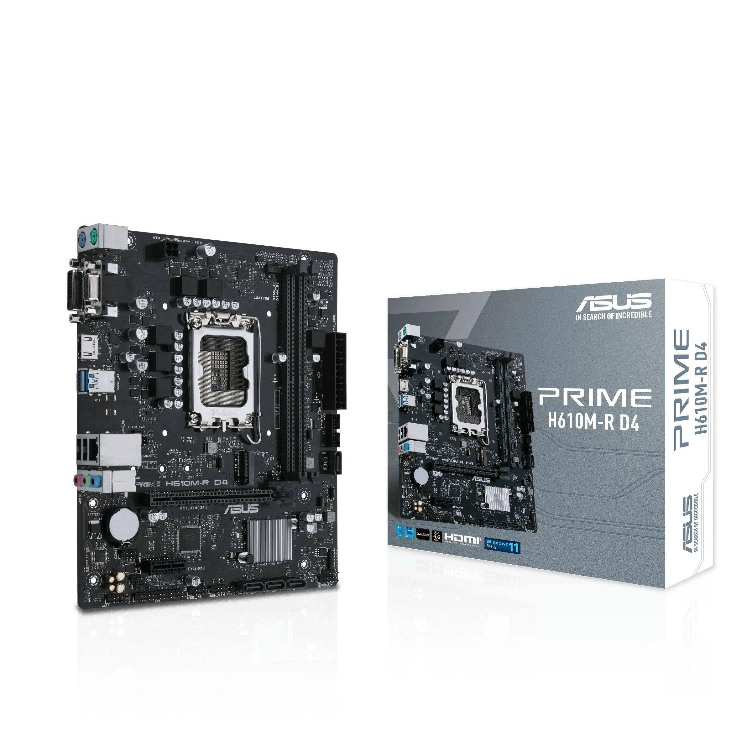 1700 Asus Prime H610m-R Ddr4