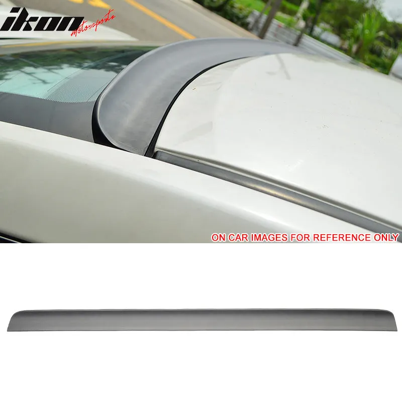 2003-2007 Honda Accord Sedan Unpainted Black Rear Roof Spoiler PUF