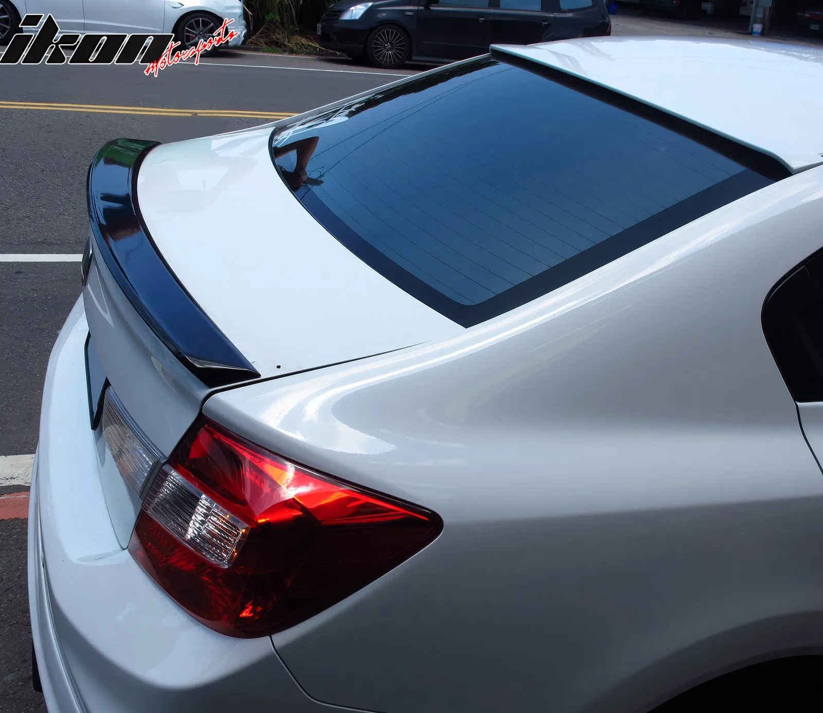 2012-2015 Honda Civic 4Dr D Style #NH547 Berlina Black Trunk Spoiler