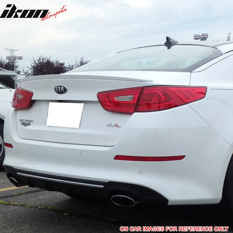 2014-2015 Kia Optima K5 OE Style #EB Ebony Black Rear Spoiler Wing ABS