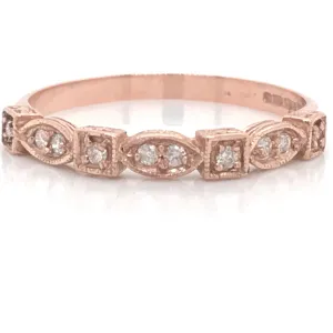 9ct Rose Gold Earth Grown Diamond Ring