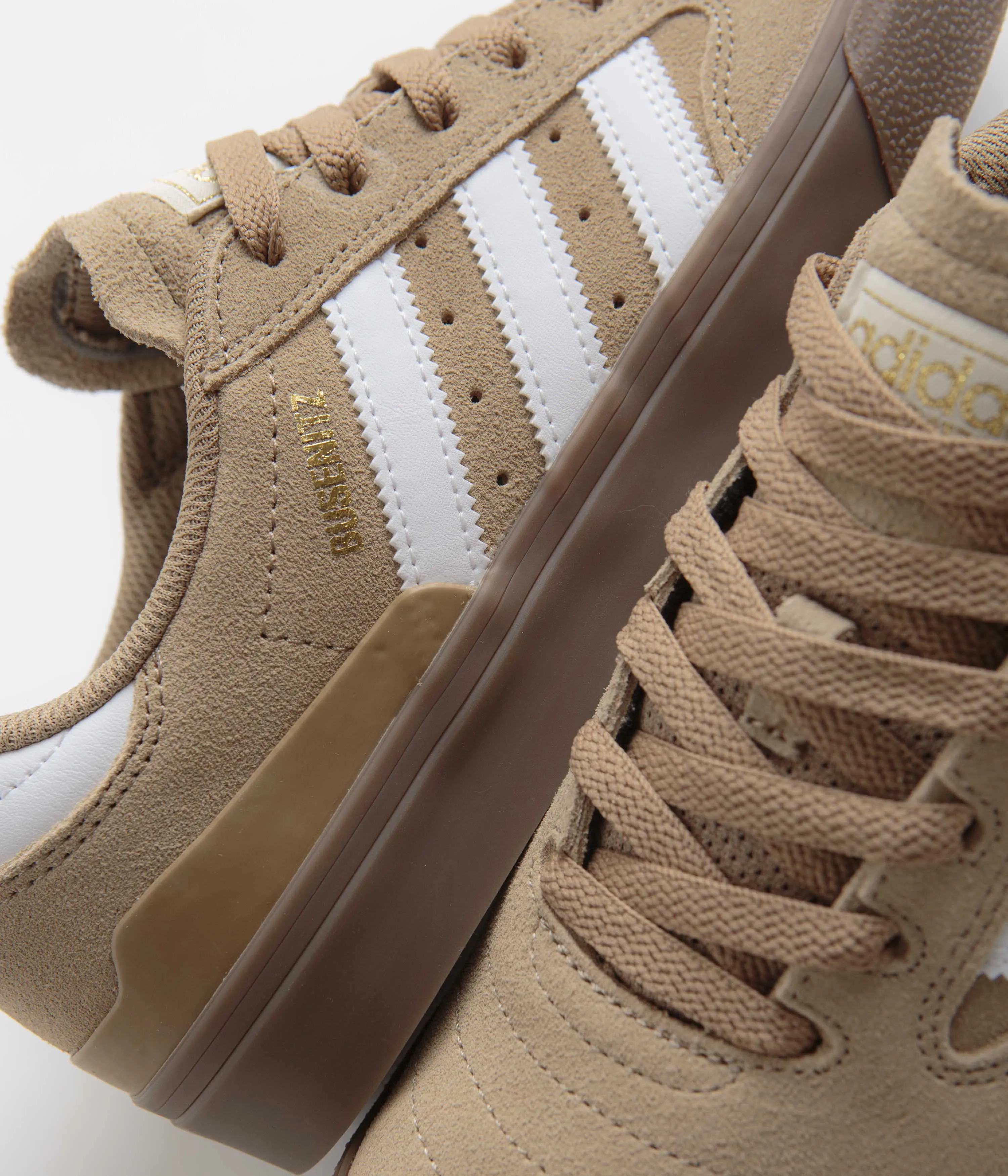 Adidas Busenitz Vulc II Shoes - Cardboard / Chalk White / Gold Metallic