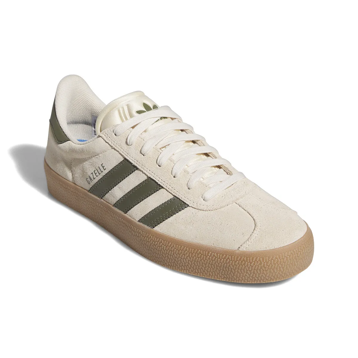 Adidas - Gazelle Adv Shoes Beige/Green/Gum