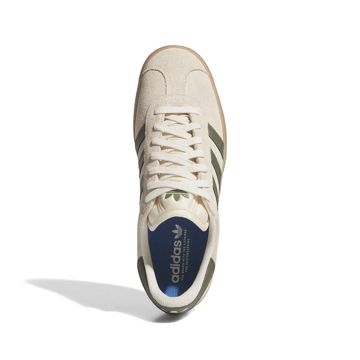 Adidas - Gazelle Adv Shoes Beige/Green/Gum