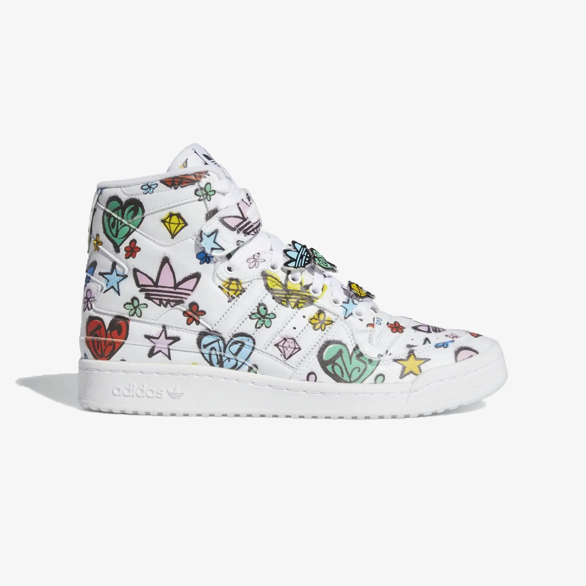 Adidas Originals | JEREMY SCOTT FORUM 84 HI MONO  { WHITE