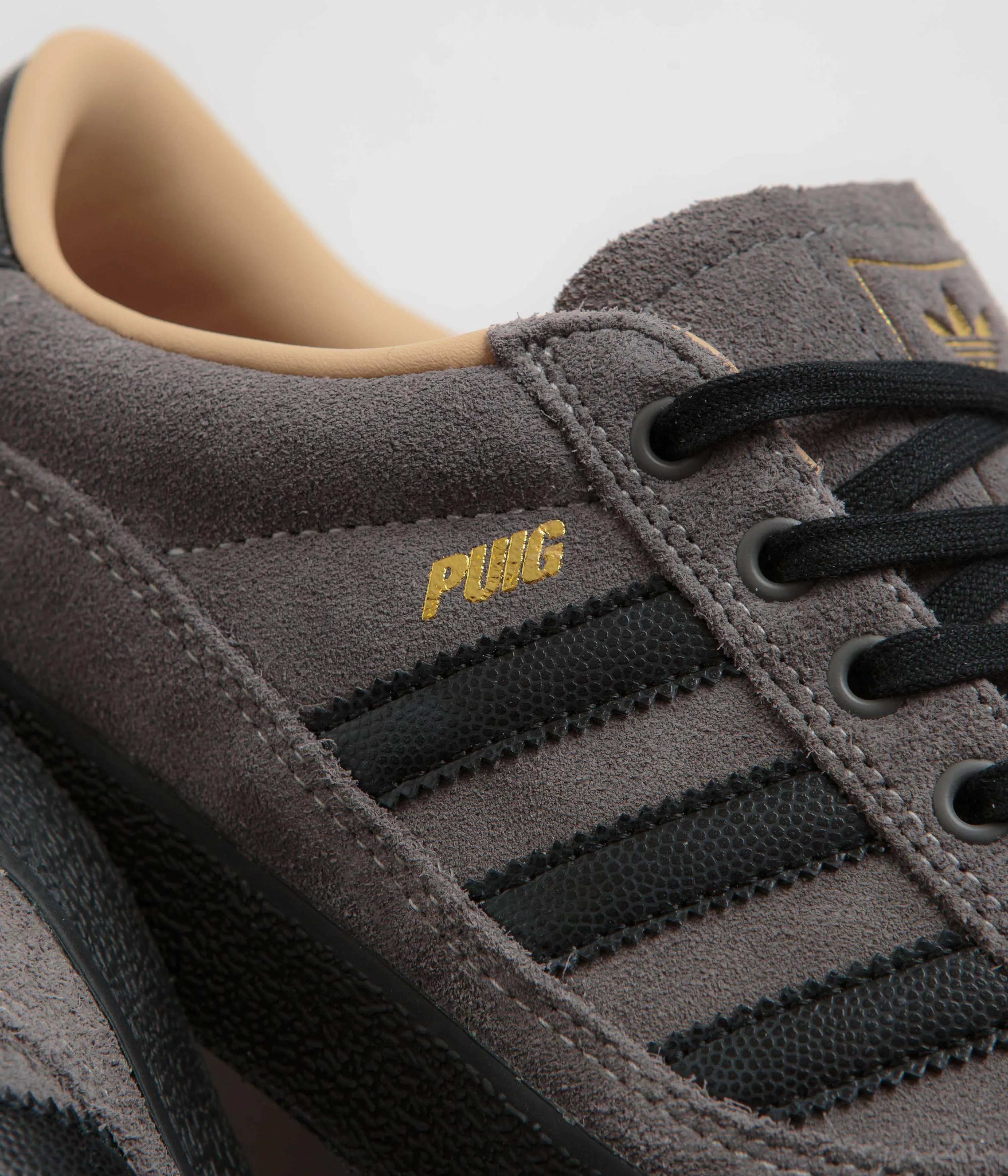 Adidas Puig Indoor Shoes - Charcoal / Core Black / Chalk White