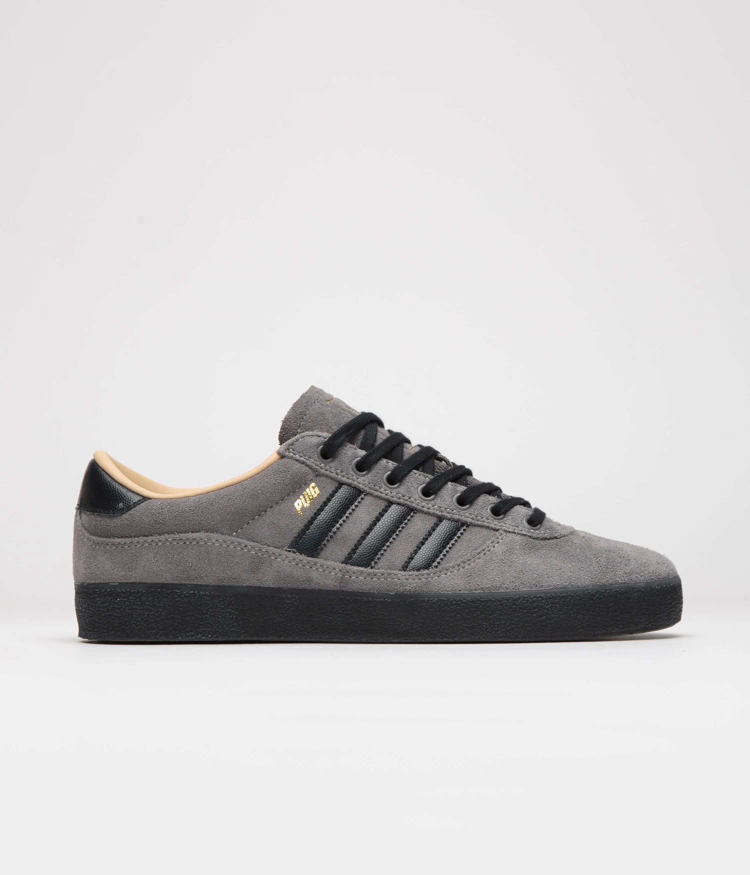 Adidas Puig Indoor Shoes - Charcoal / Core Black / Chalk White