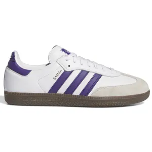 Adidas - Samba Adv Shoes White/Purple/Gold