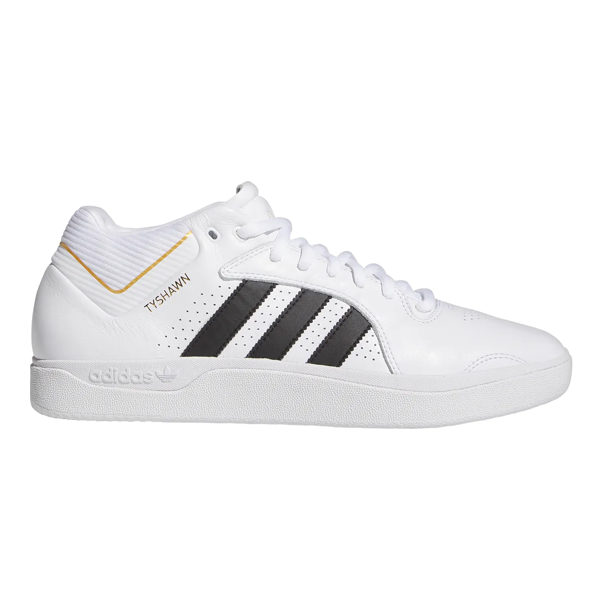 Adidas Tyshawn Shoes - White / Core Black