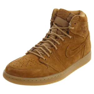 Air Jordan 1 Retro High OG Mens Wheat Style : 555088