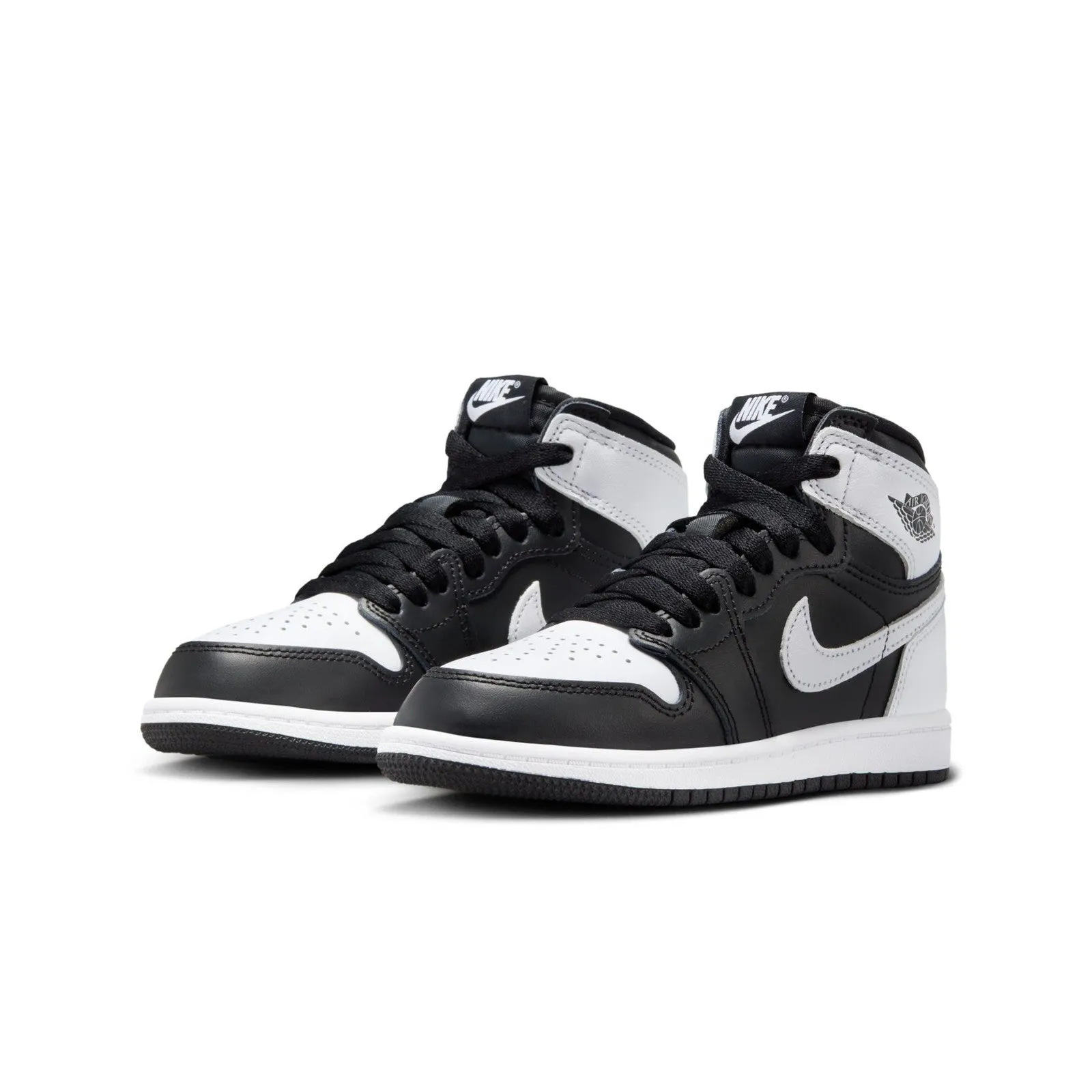 Air Jordan 1 Retro High OG "Black White" Pre-School Kids Shoes FD1412-010