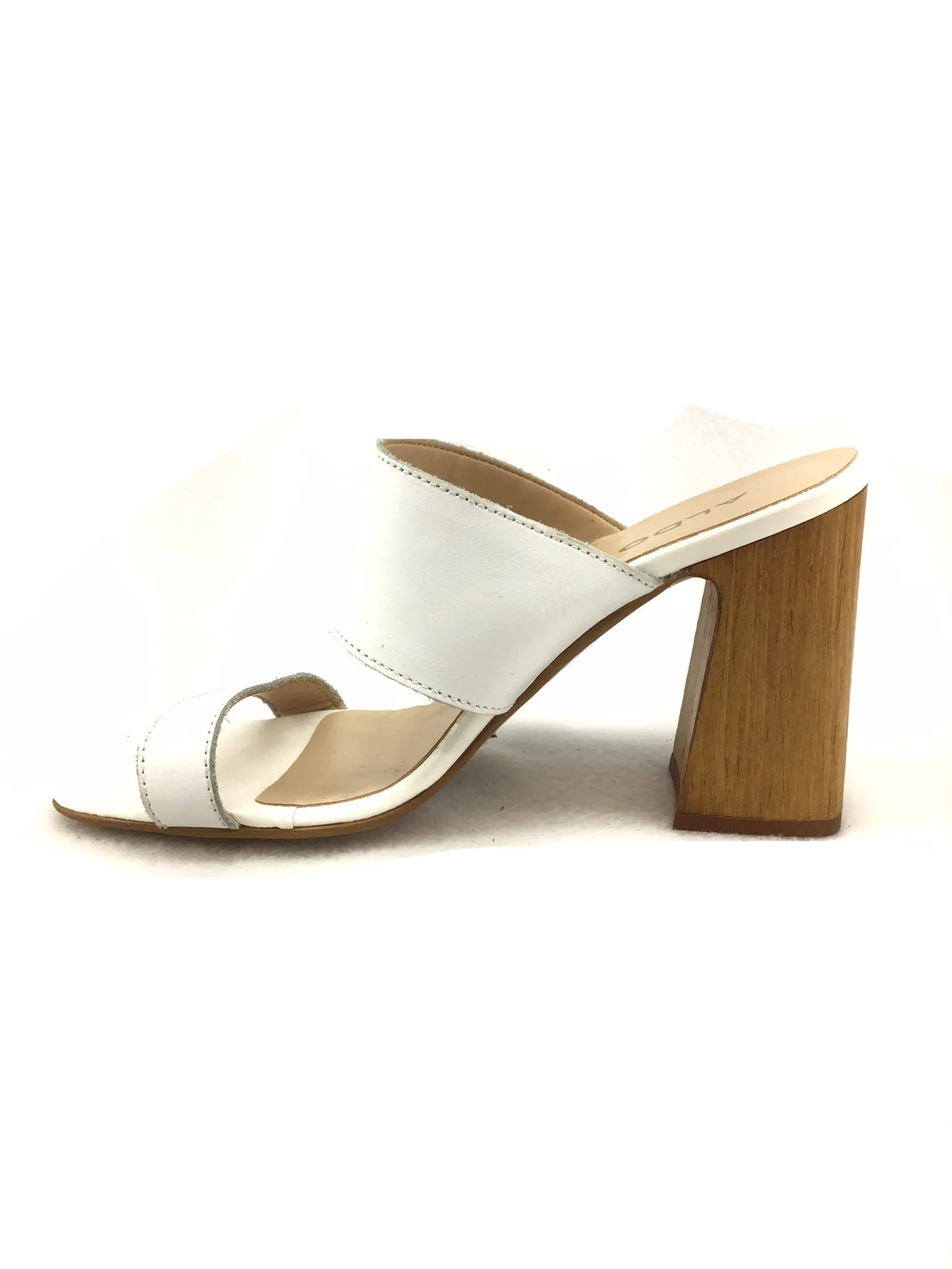 Aldo Wooden Heel Sandals