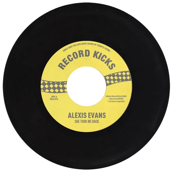 Alexis Evans - She Took Me Back/It's All Over Now (Single)