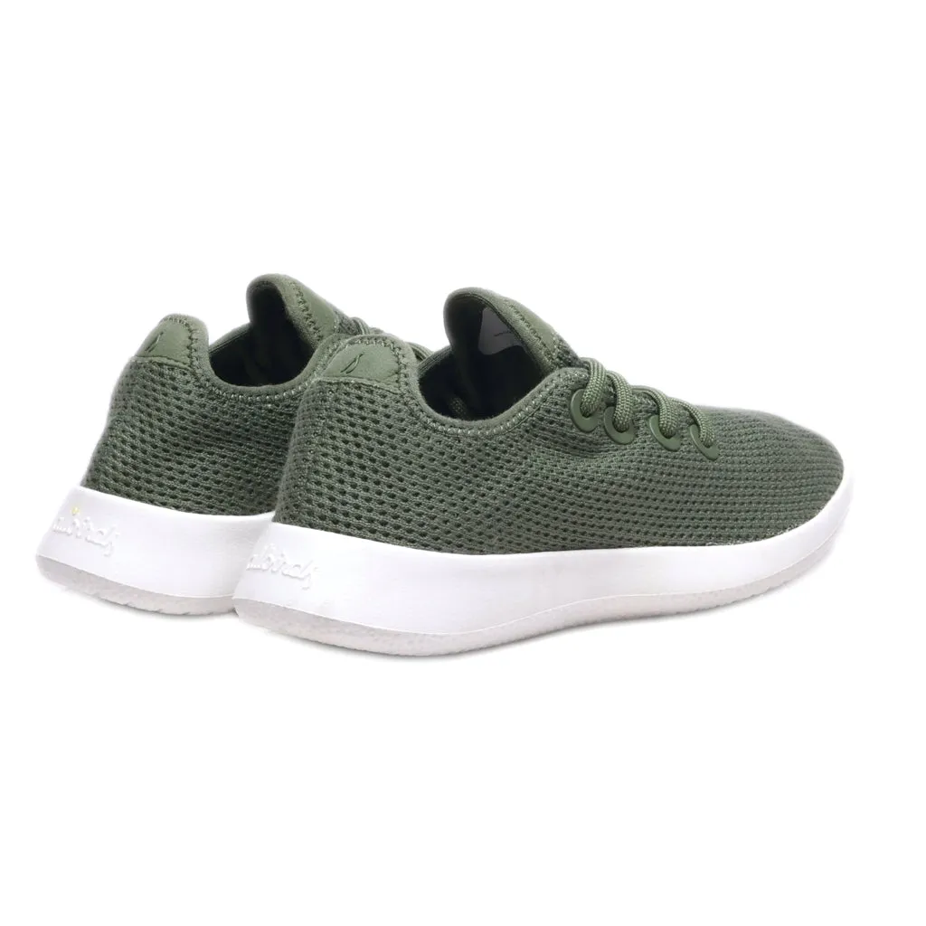 Allbirds Tree Runners Sport Shoes Fabric Green Colour For Women