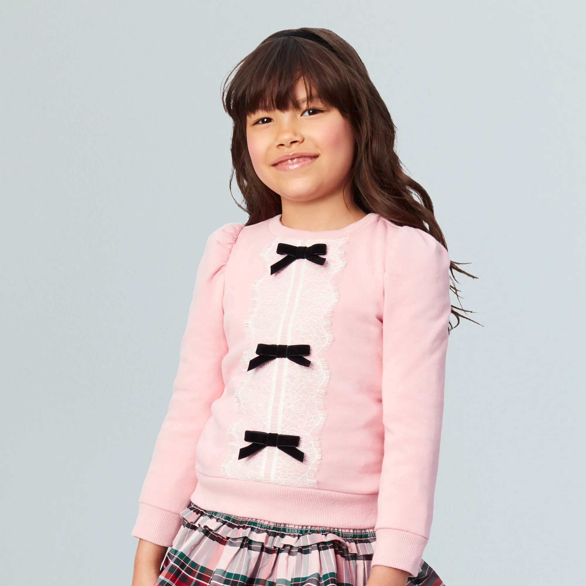 American Girl® x Janie and Jack Wrapped in Bows Top & Skirt Outfit for Girls & 18-inch Dolls