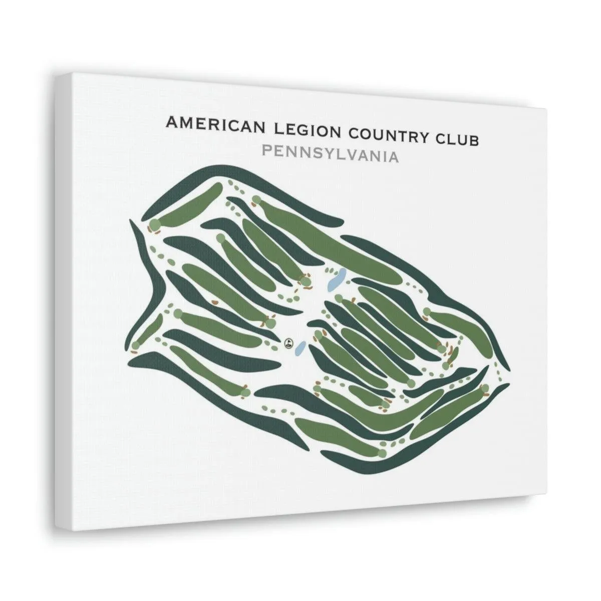 American Legion Country Club, Pennsylvania - Printed Golf Courses