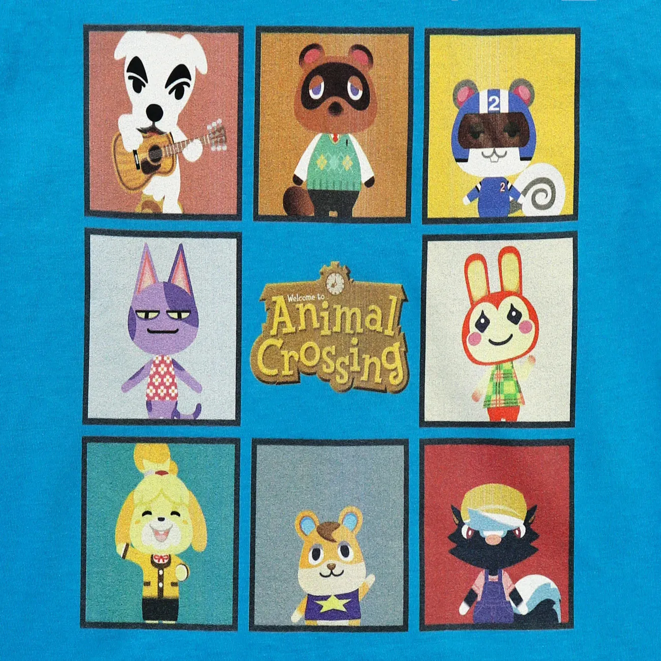 Animal Crossing Blue Older Boys T-Shirt