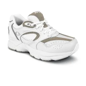 Apex X821w Lenex Walker Women's Lace Shoes In White/grey