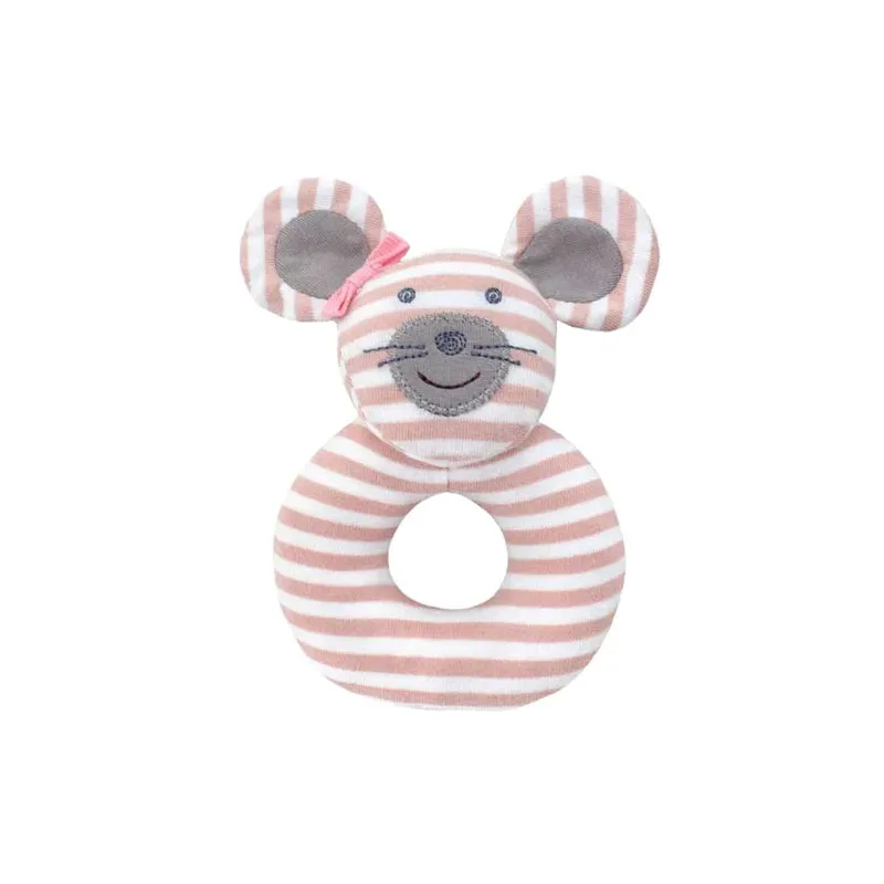 Apple Park Teething Rattle - Ballerina Mouse