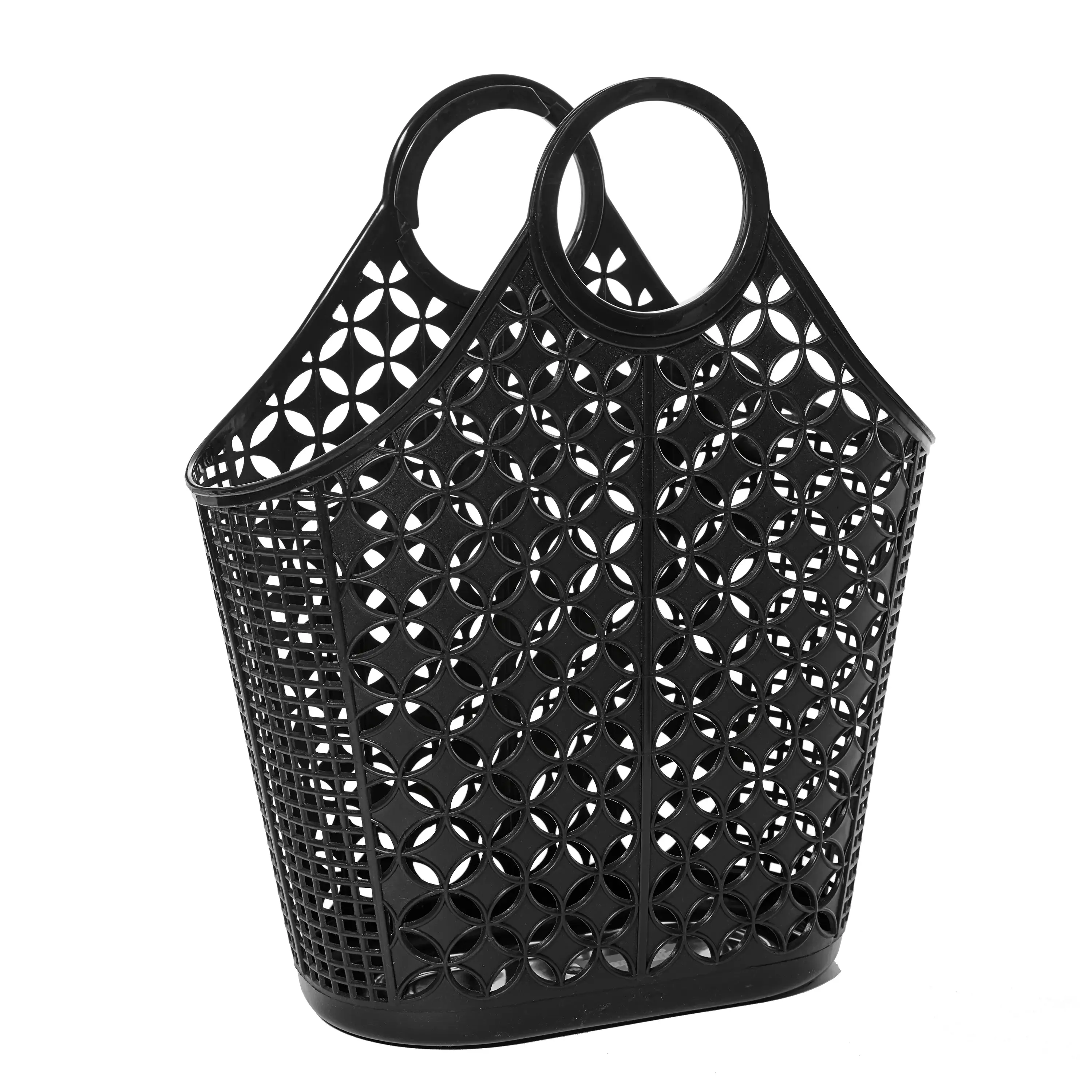 Atomic Tote Jelly Bag in Black by Sun Jellies