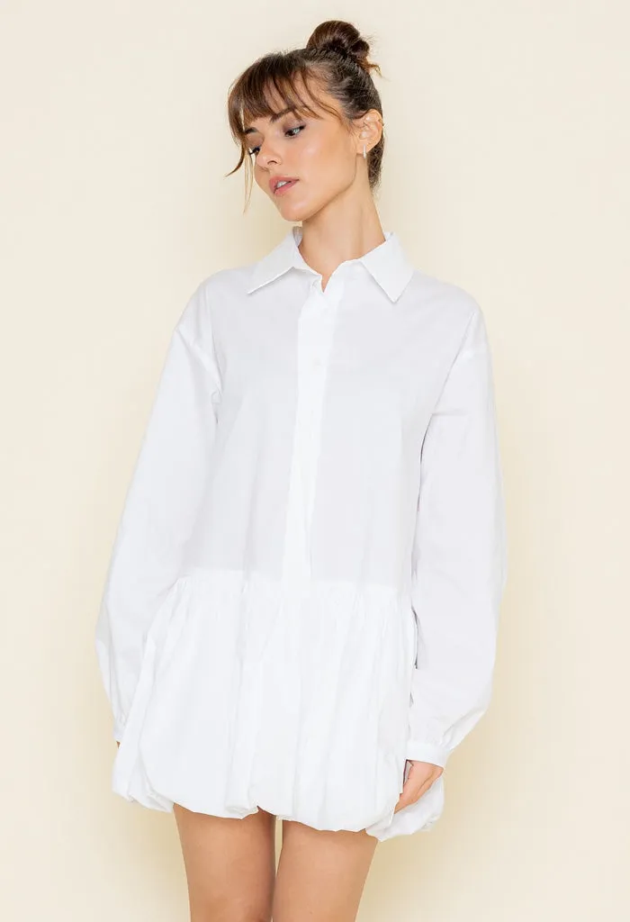 Audrey Dress-White