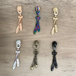 Ballet Shoes Zipper Pull