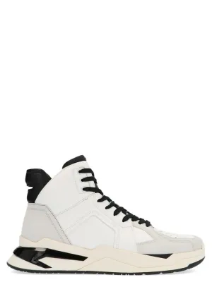 Balmain B-Ball Logo High Top Sneakers