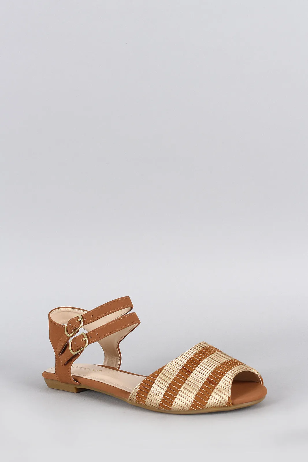 Bamboo Peep Toe Sandal