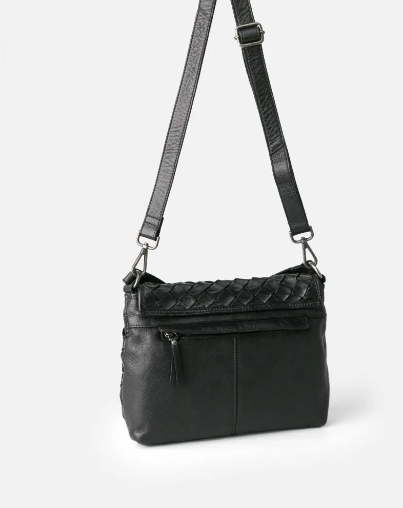 Biba Lewisburg Black Leather Bag