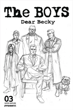 BOYS DEAR BECKY #3 ROBERTSON LINE ART PREMIUM FOC