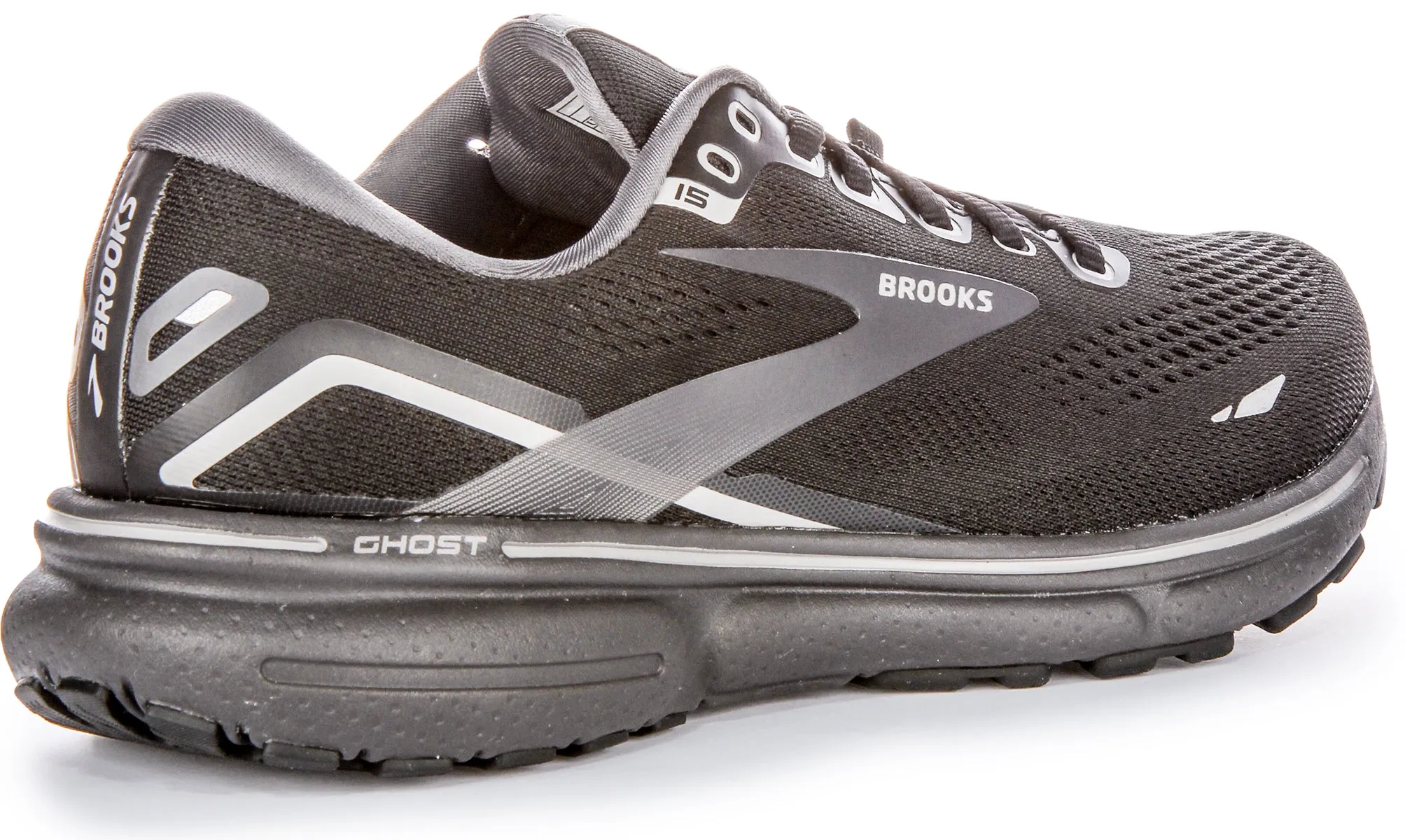 Brooks Ghost 15 GTX In Black For Men | Medium Fit