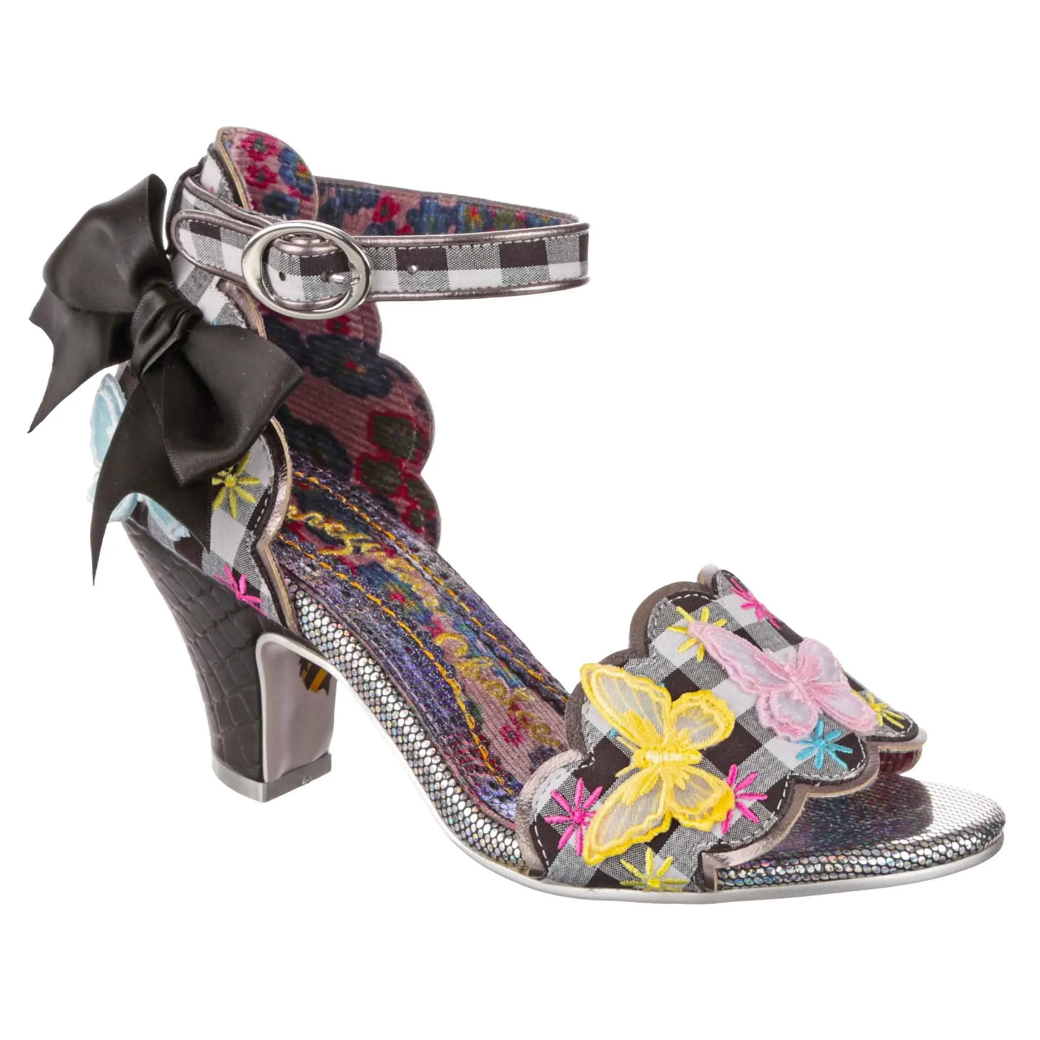 Butterflies and Bows in black by Irregular Choice