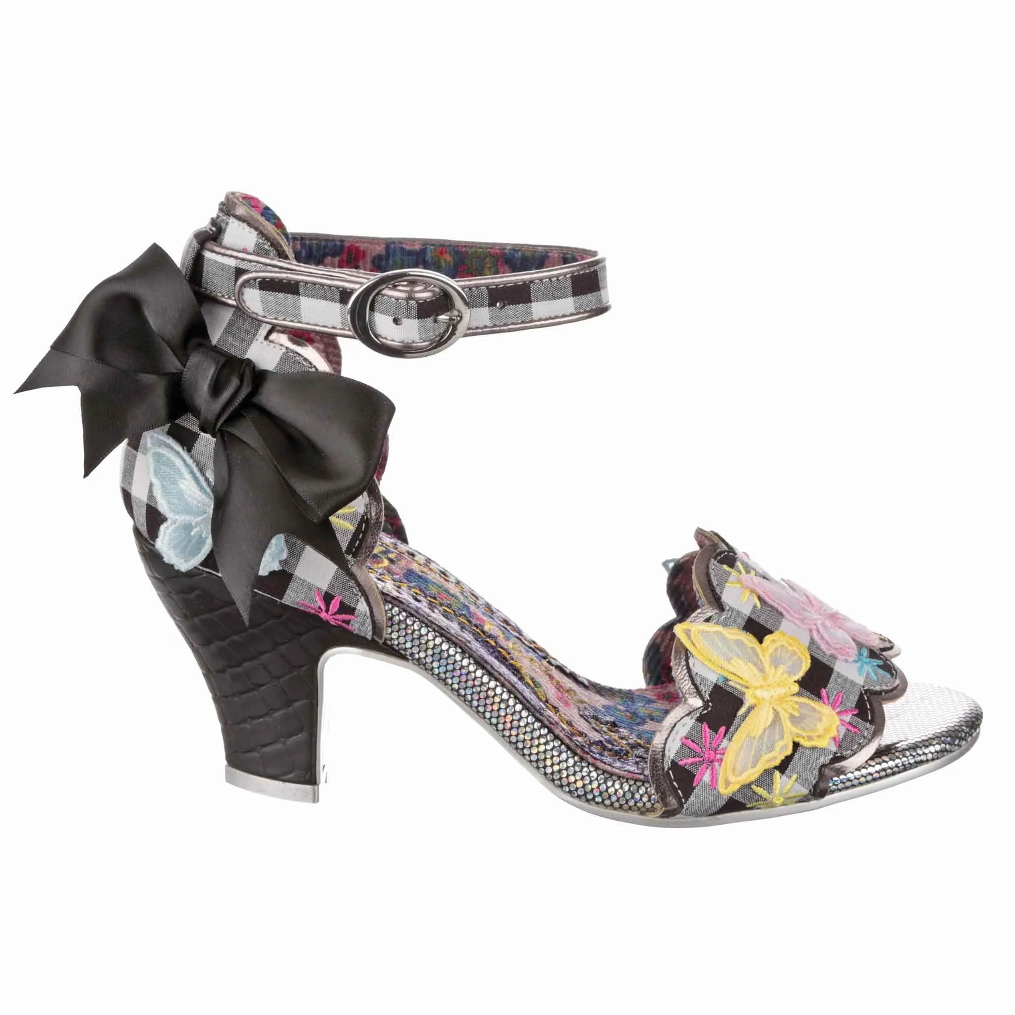 Butterflies and Bows in black by Irregular Choice