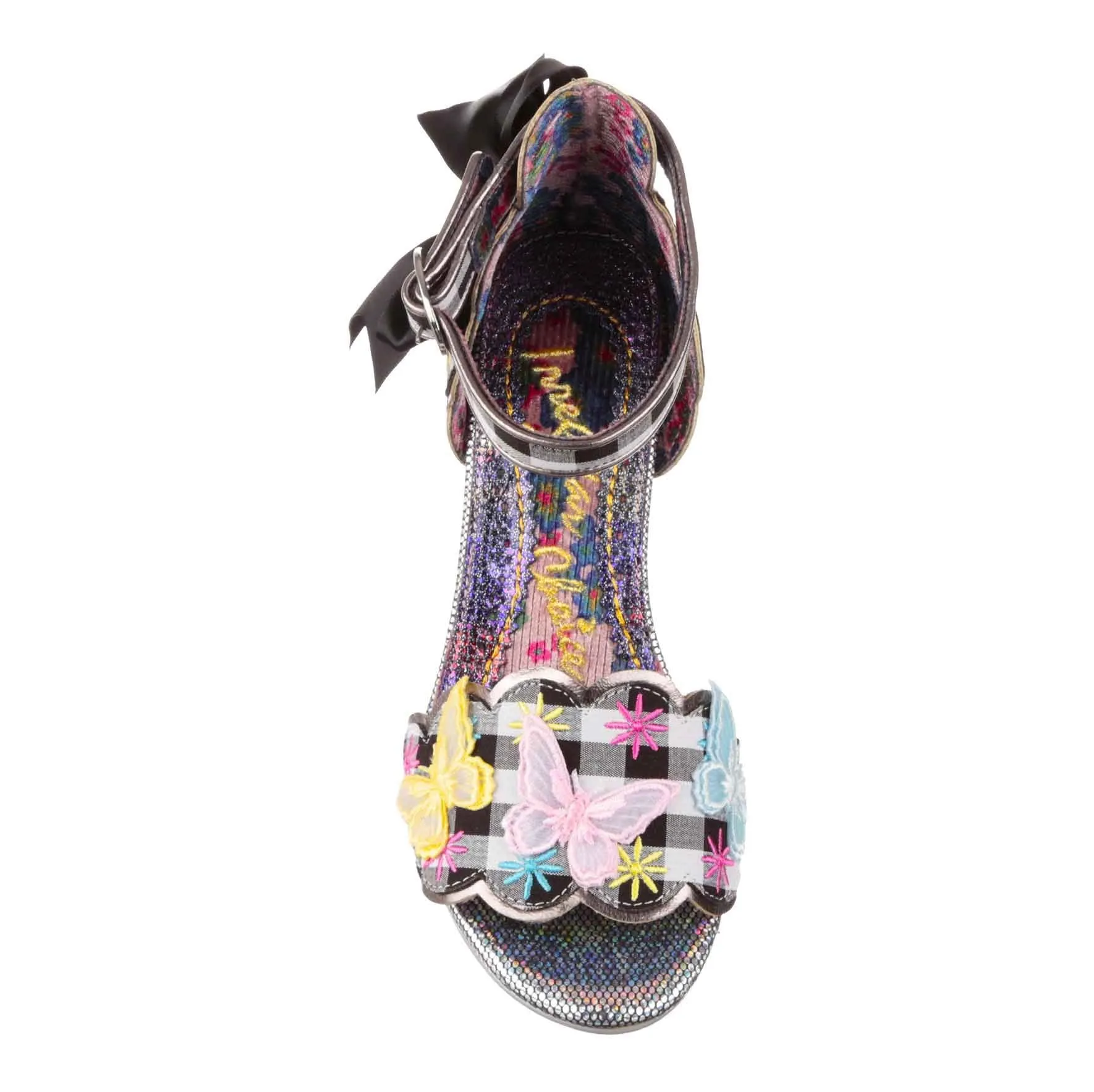 Butterflies and Bows in black by Irregular Choice