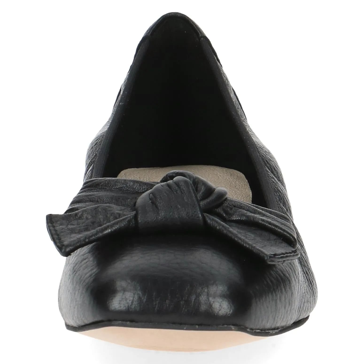 Caprice Ladies Bow trim Ballet Pump