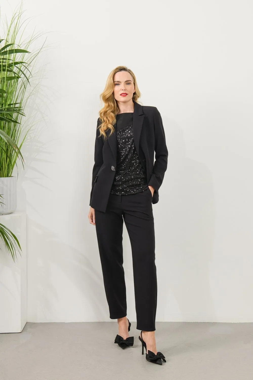 Caroline Kilkenny Johnny Jacket Black