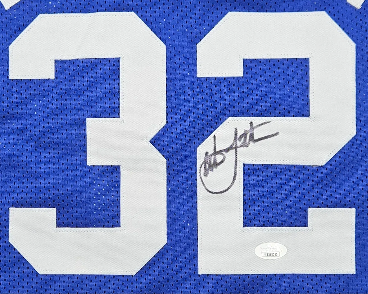 Christian Laettner Duke Signed Blue The Shot Basketball Jersey JSA ITP