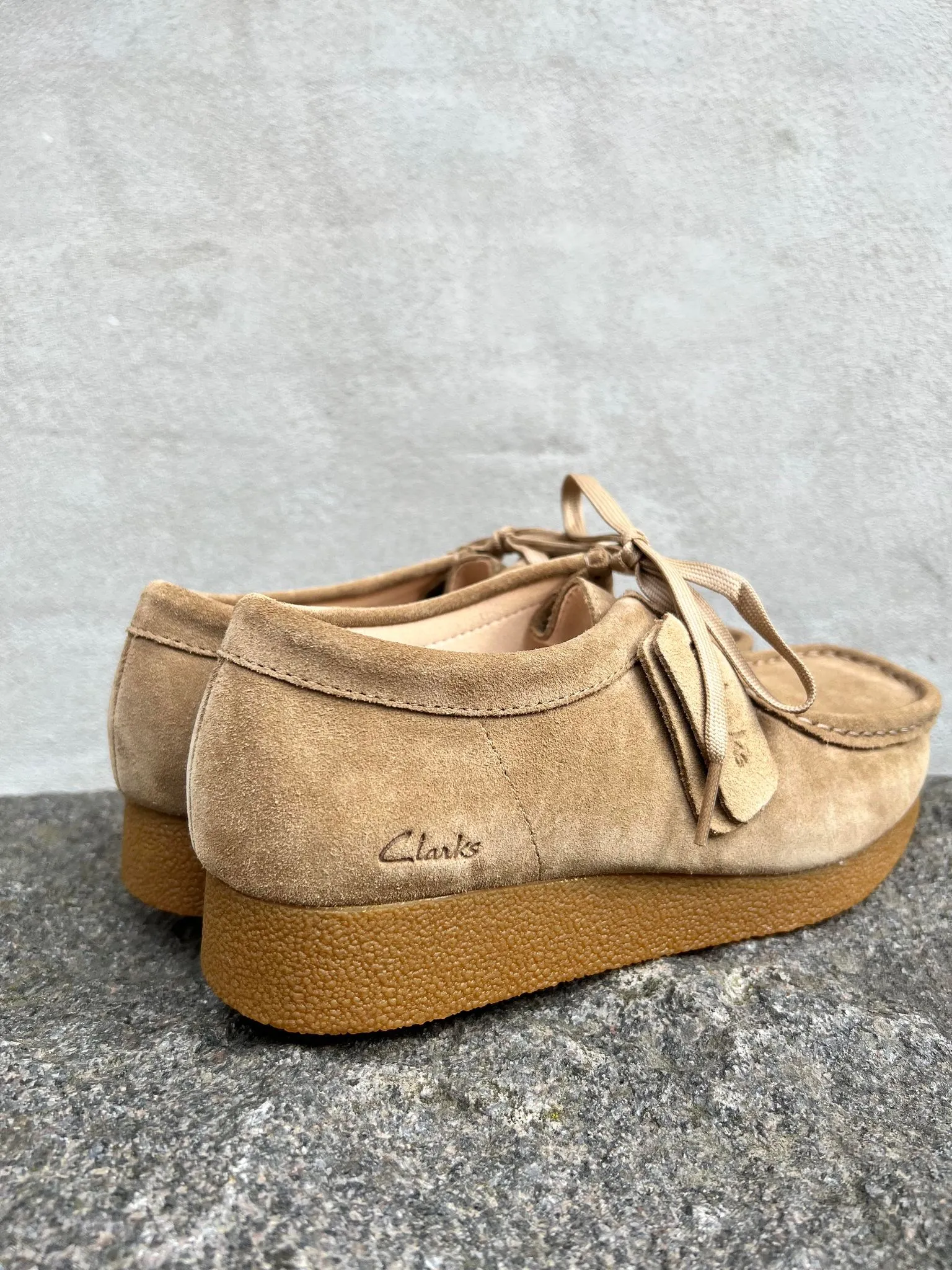 Clarks WallabeeEVOSH lav Dark Sand Suede