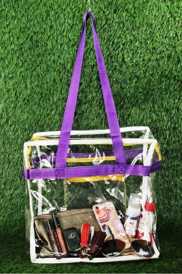 Clear Stadium Tote Bag