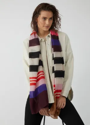 Codello Striped Mix Pink Scarf