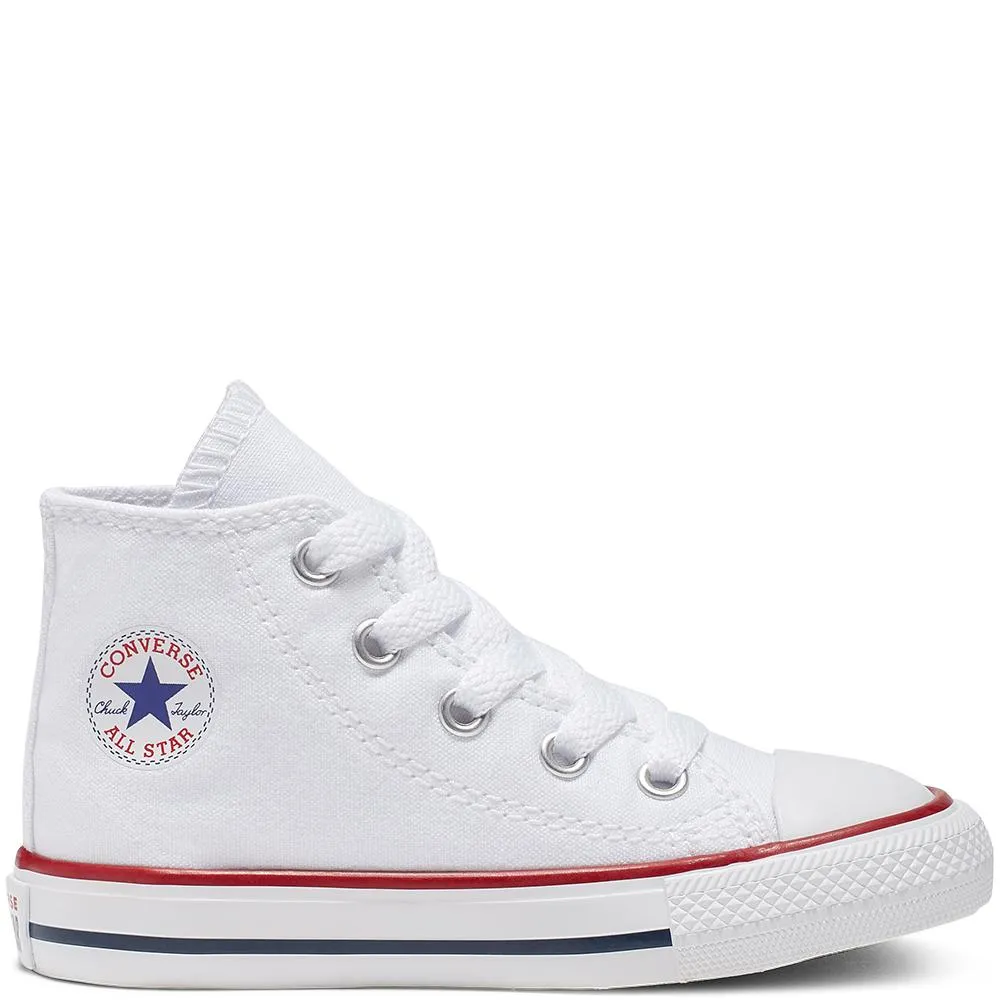 Converse scarpa sneakers da bambini Chuck Taylor All Star Classic 7J253C bianco