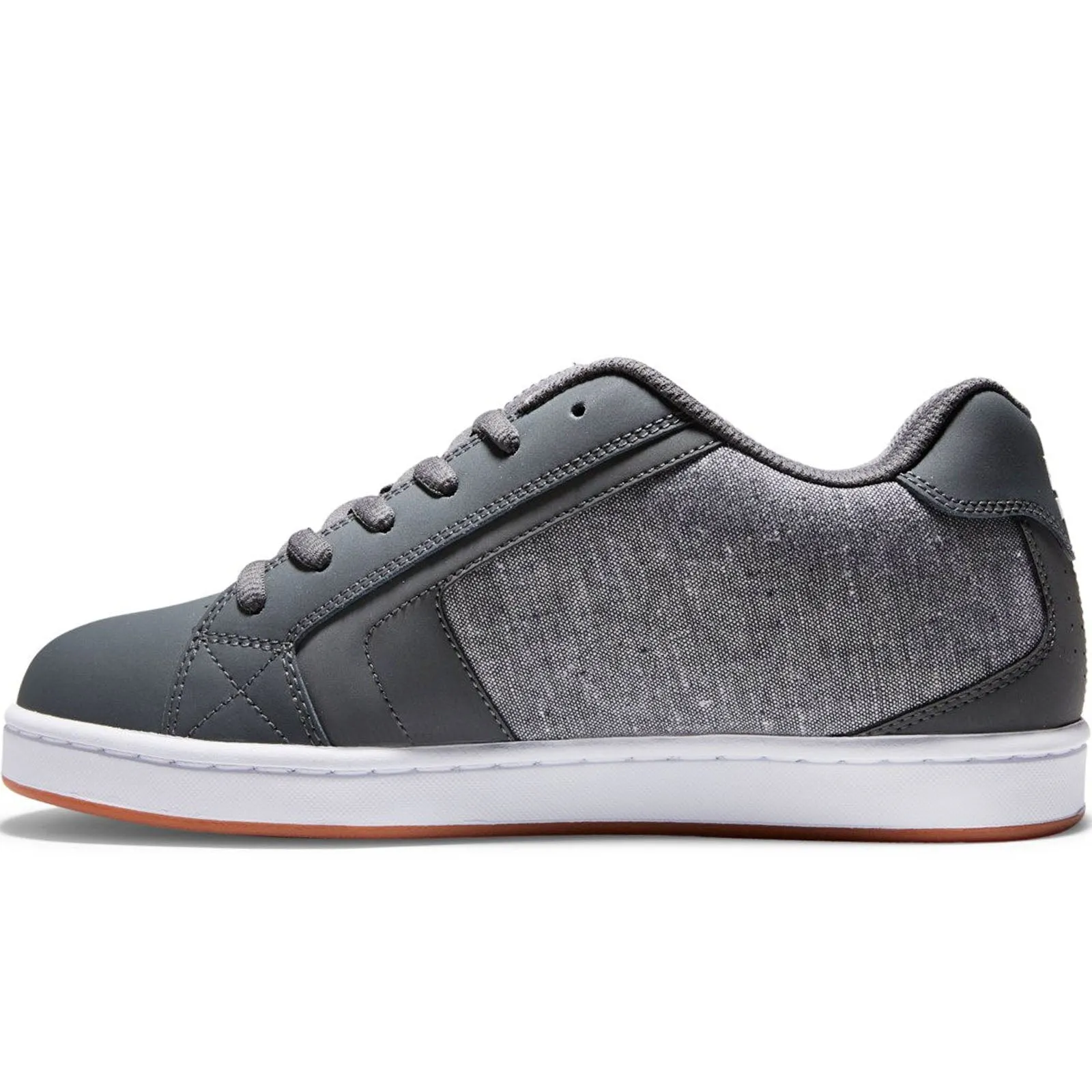 DC Shoes Mens Net Leather Low Rise Trainers