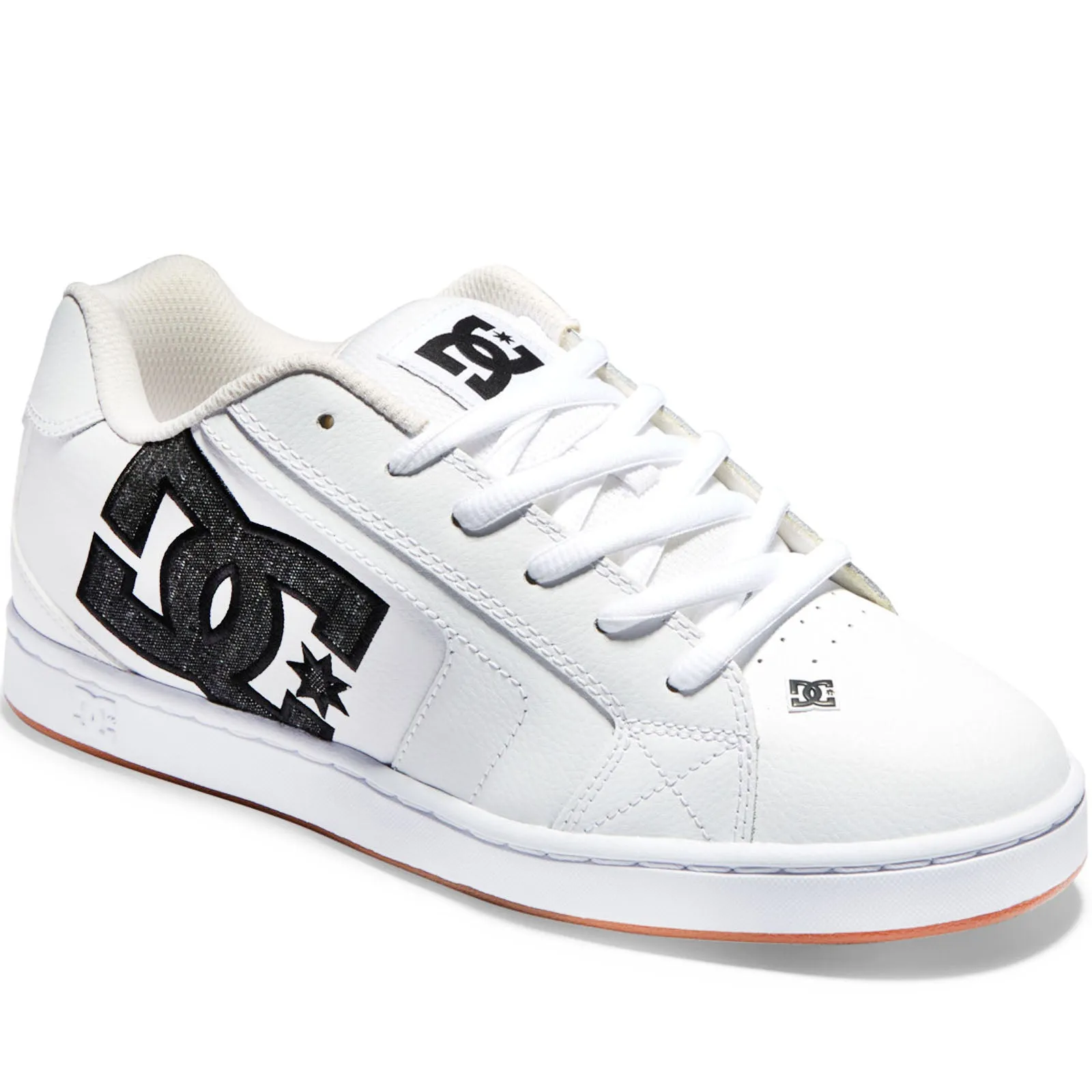 DC Shoes Mens Net Leather Low Rise Trainers