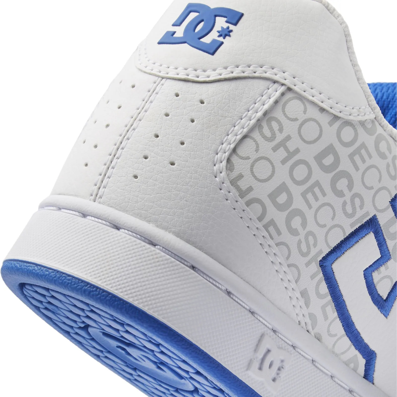 DC Shoes Mens Net Leather Low Rise Trainers