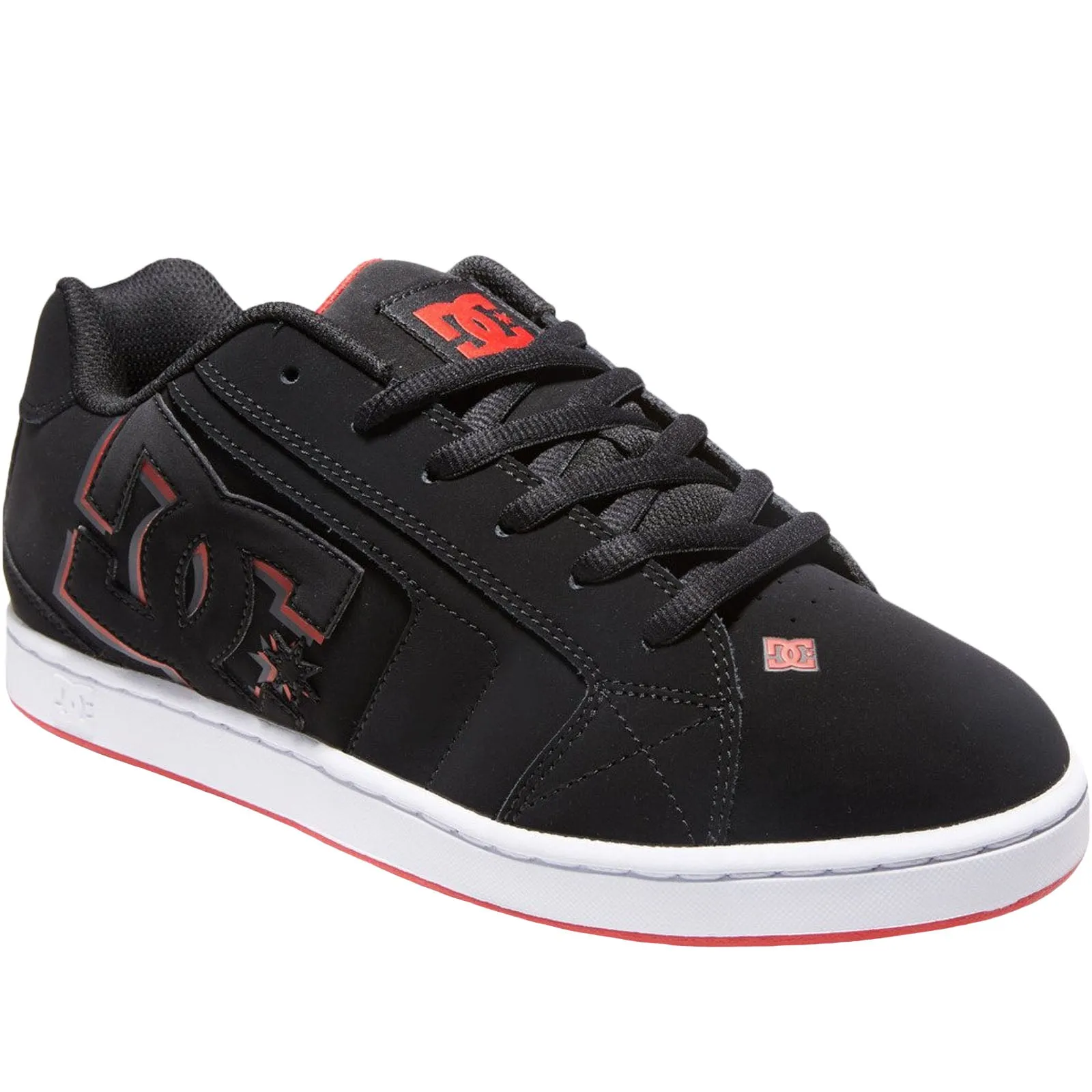 DC Shoes Mens Net Leather Low Rise Trainers