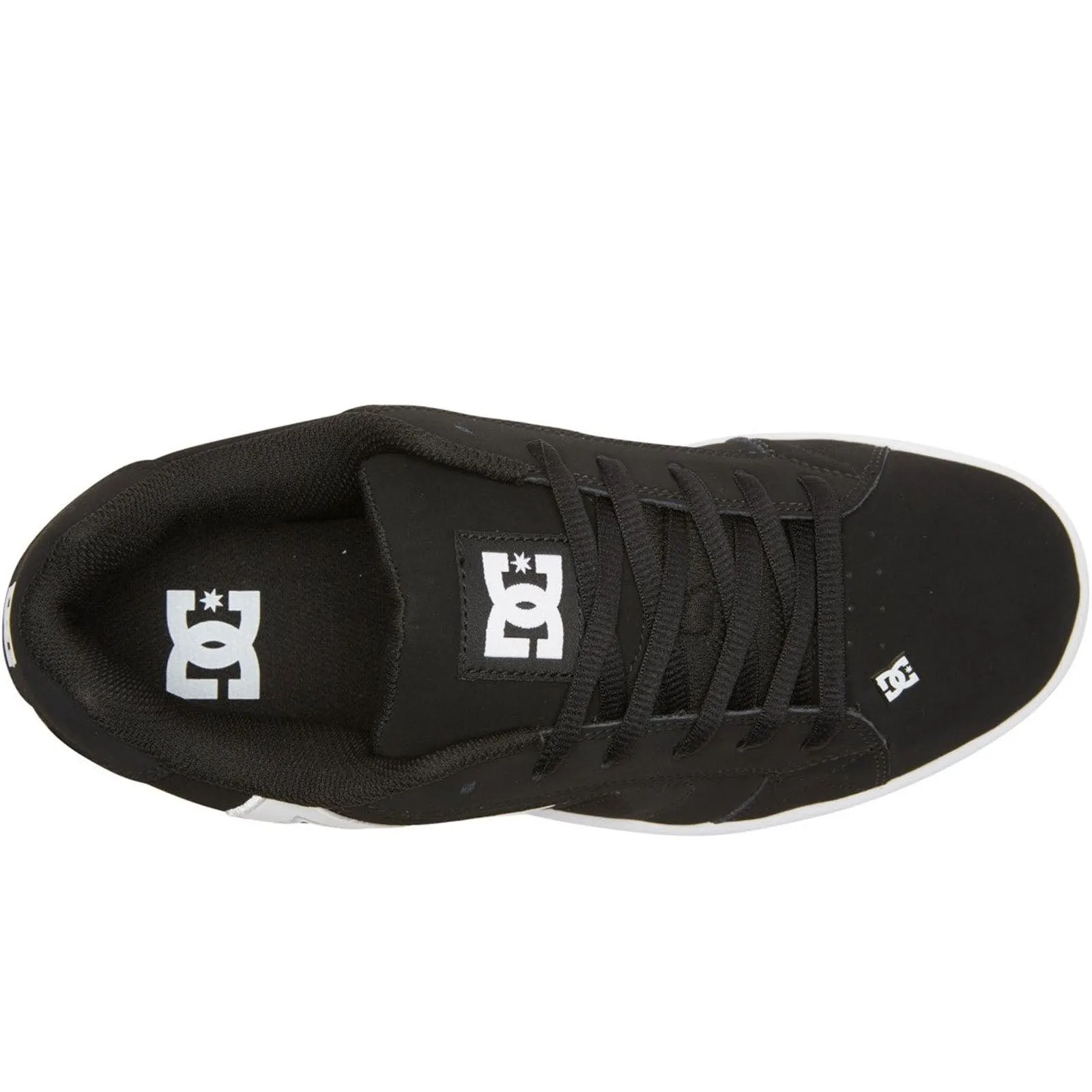 DC Shoes Mens Net Leather Low Rise Trainers