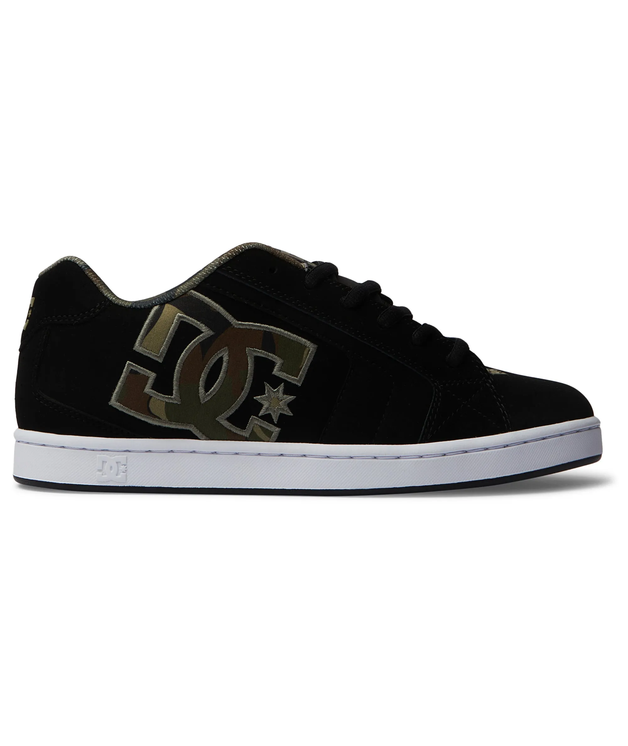 DC Shoes Mens Net Leather Low Rise Trainers