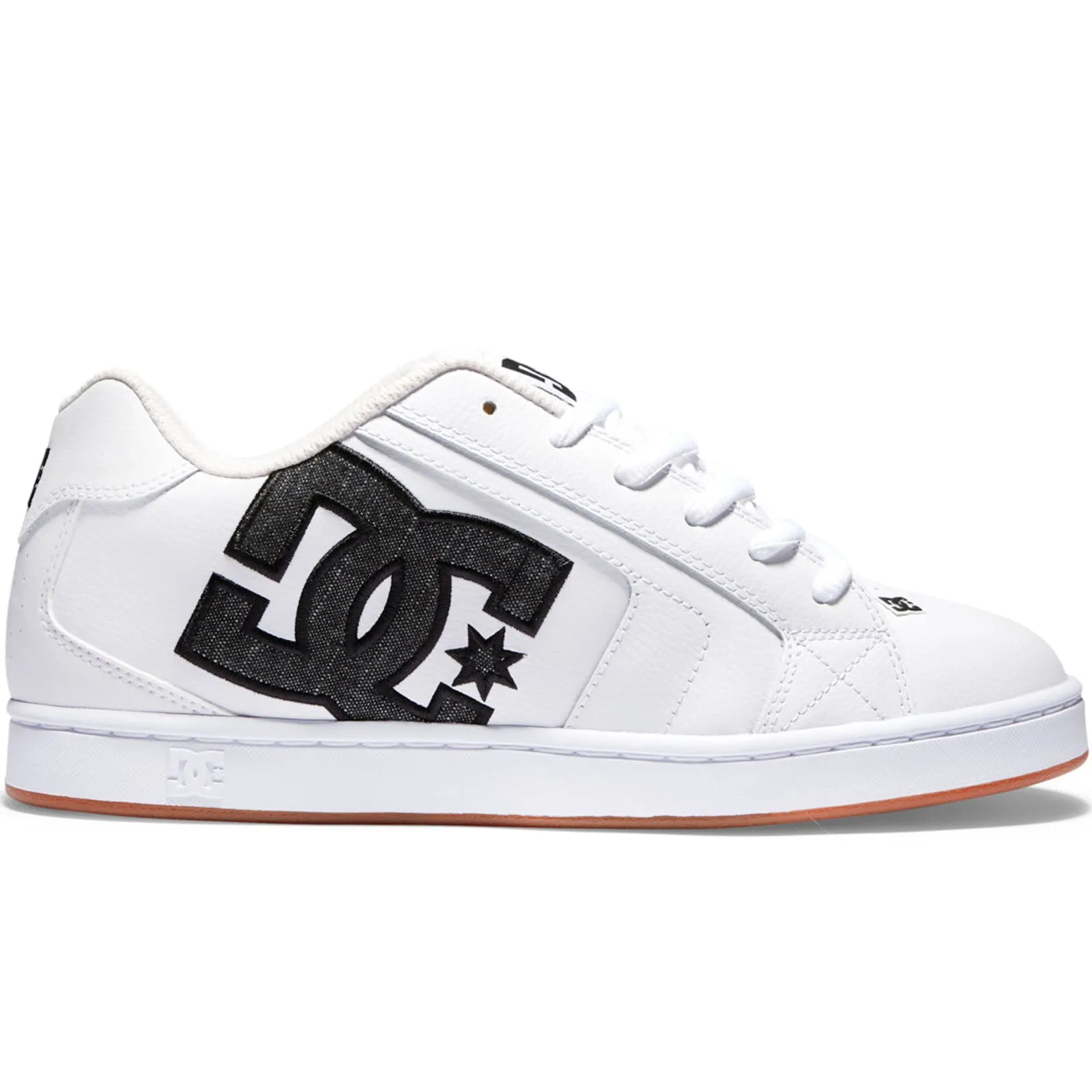 DC Shoes Mens Net Leather Low Rise Trainers