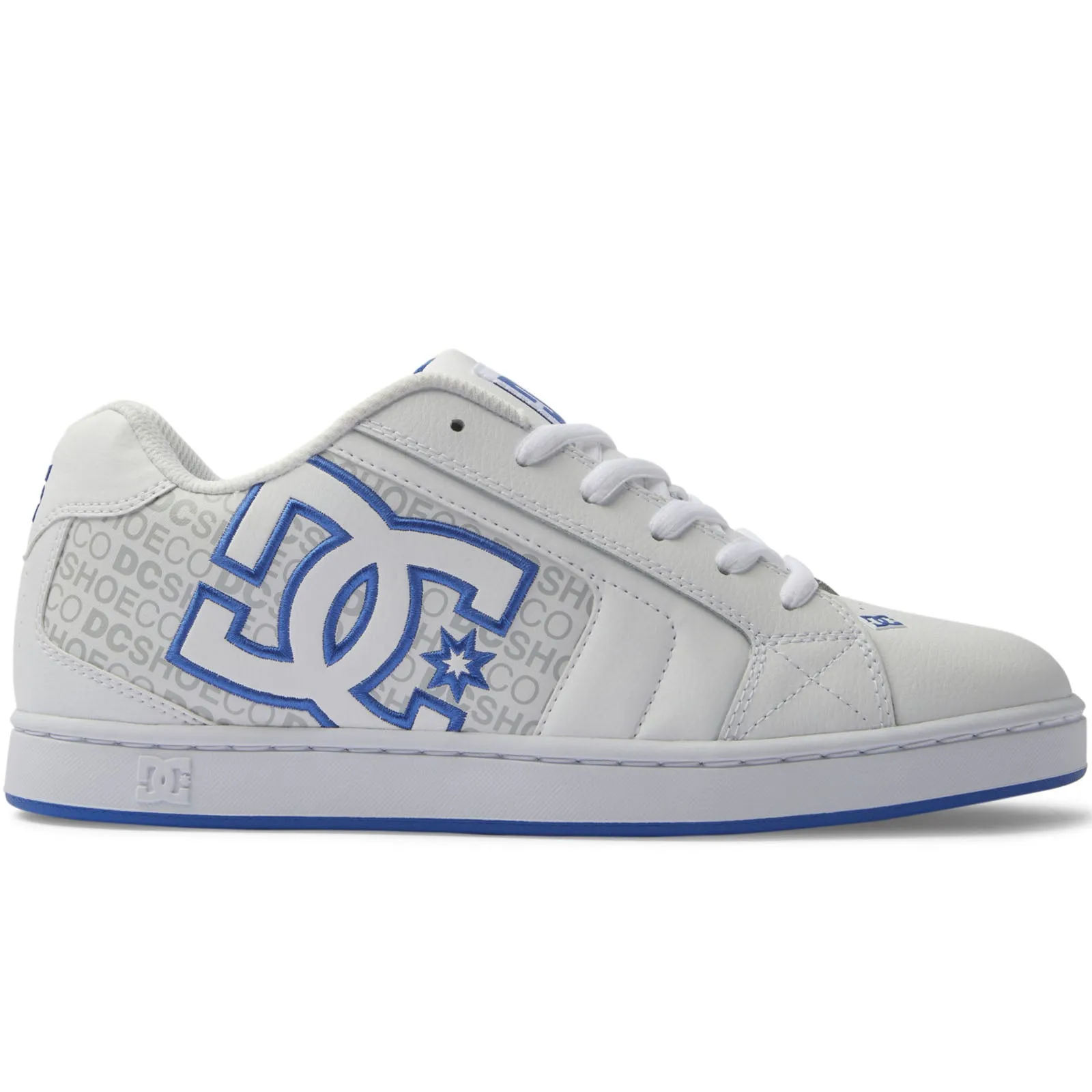 DC Shoes Mens Net Leather Low Rise Trainers